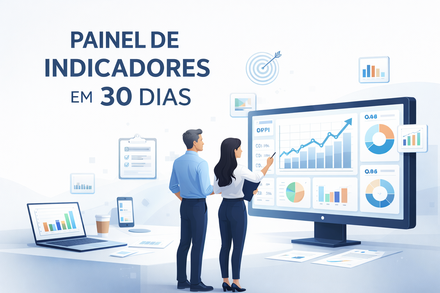 painel de indicadores