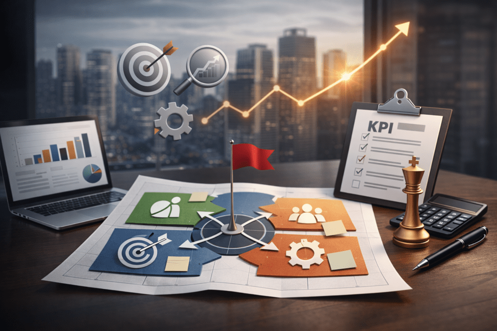 Mapa estratégico para médias empresas