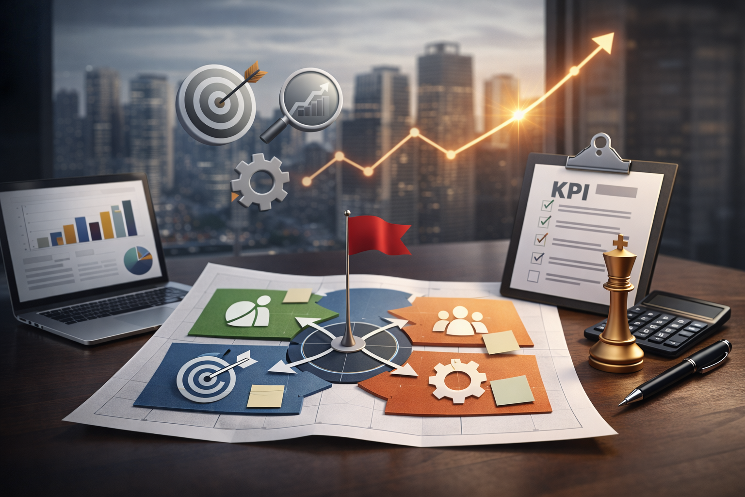 Mapa estratégico para médias empresas